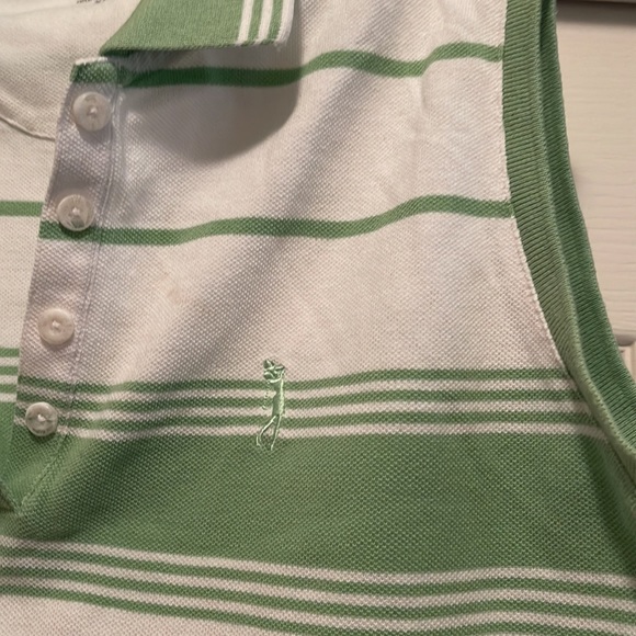 Ladies sleeveless Izod Golf shirt - Picture 2 of 7